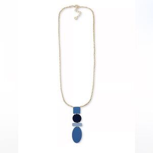 NWT ALFANI Gold-Tone Color Geometric Long Pendant Necklace, 28" + 2" extender